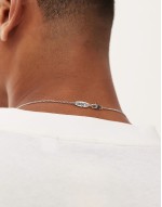 pendant necklace in silver