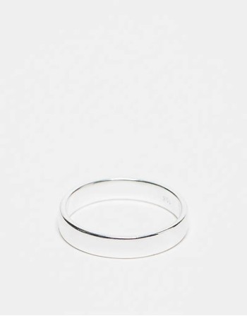 sterling Classic silver band ring in silver