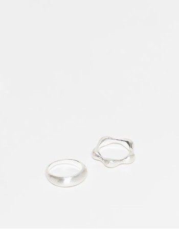 unisex molten 2 pack in silver