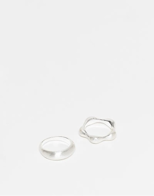 unisex molten 2 pack in silver