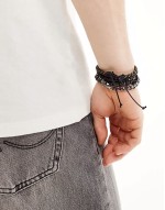 festival beaded 4 pack bracelet in multi