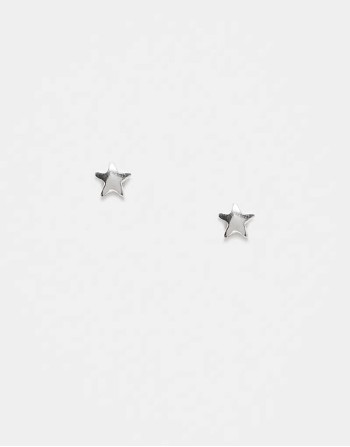 star stud earrings in sterling silver