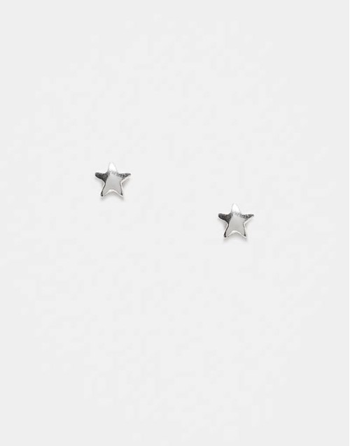 star stud earrings in sterling silver