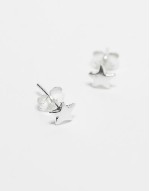 star stud earrings in sterling silver